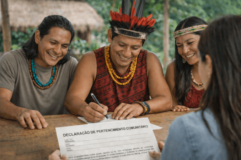 Declaração de pertencimento indígena